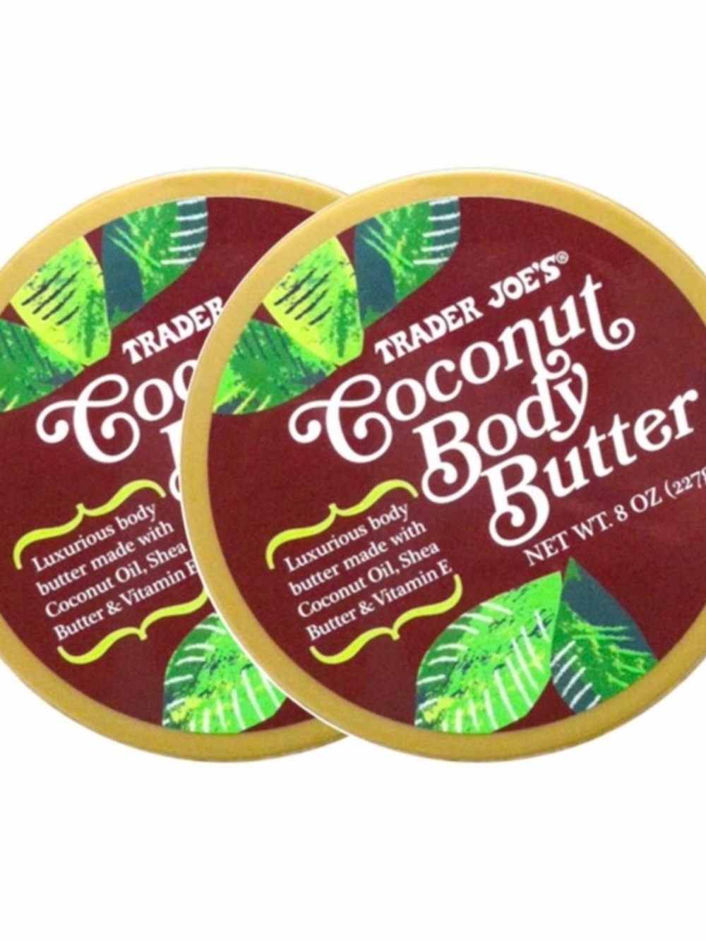 Trader Joe's Coconut Body Butter - Brown & Gold - Picture 2 of 3